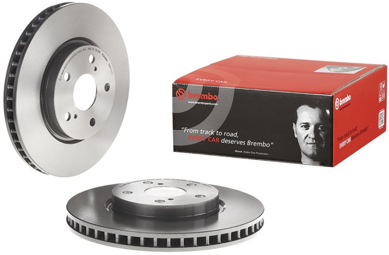 Диск тормозной передний Lexus IS II, III Brembo 09.A717.11, D=296 мм