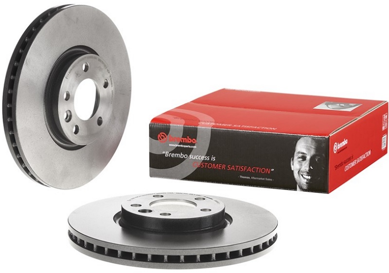 Диск тормозной передний VW Multivan V, VI, Transporter V, VI Brembo 09.B498.11, D=340 мм