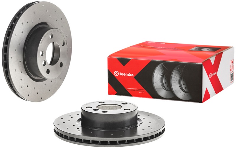 Диск тормозной передний BMW X3, X4 BREMBO 09.B570.1X, D=328 мм