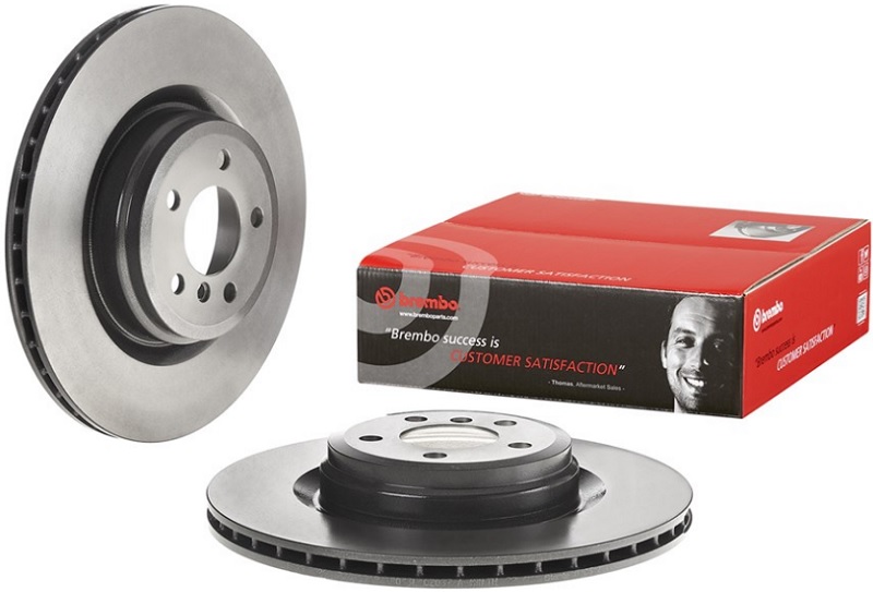 Диск тормозной задний BMW 5, 7 Brembo 09.C314.11, D=370 мм