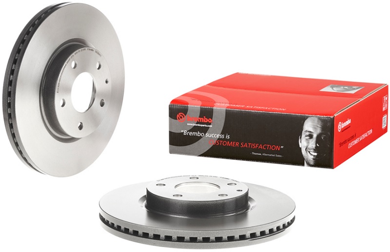 Диск тормозной передний Mazda 6, CX-5 Brembo 09.C654.11, D=297 мм