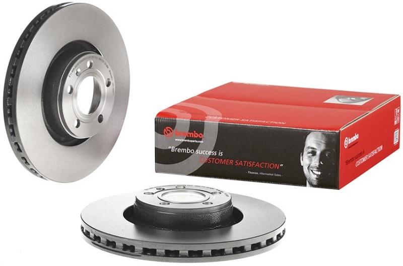 Диск тормозной передний Audi A6, A6 allroad, A8 Brembo 09.C895.11, D=321 мм