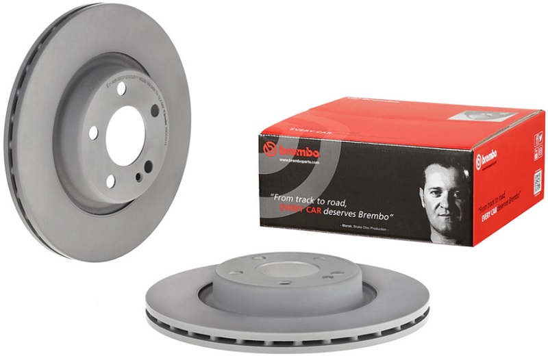 Диск тормозной задний Mercedes-Benz C-class, E-class Brembo 09.D533.13, D=300 мм