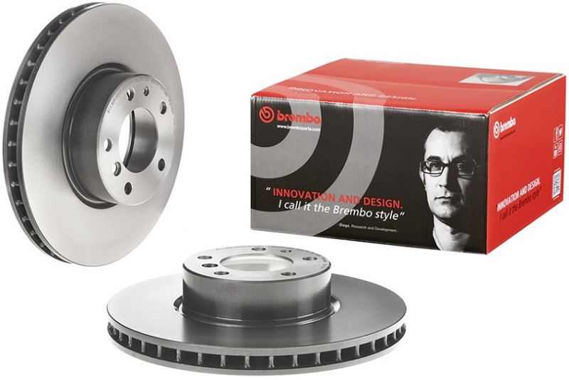 Диск тормозной передний BMW 5, 7, 8 Brembo 09.5579.21, D=324 мм