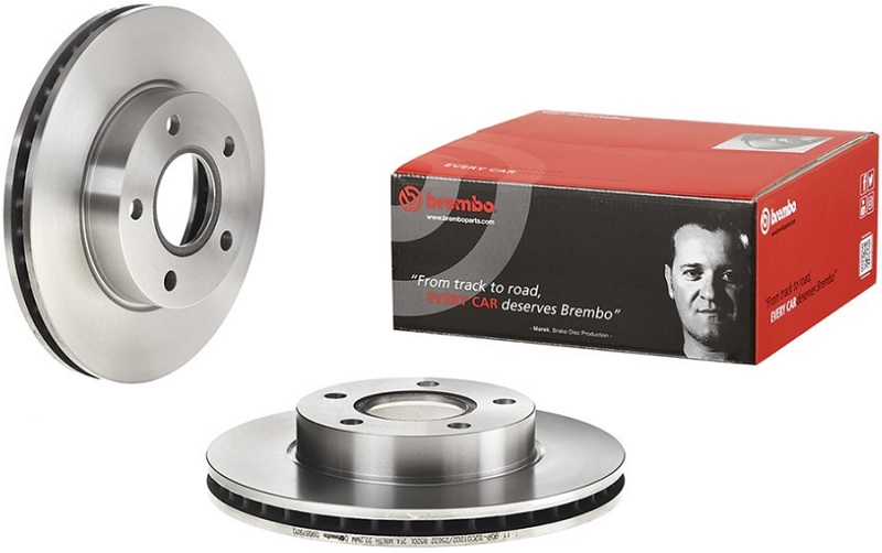 Диск тормозной передний Ford Scorpio Brembo 09.6879.20, D=260 мм