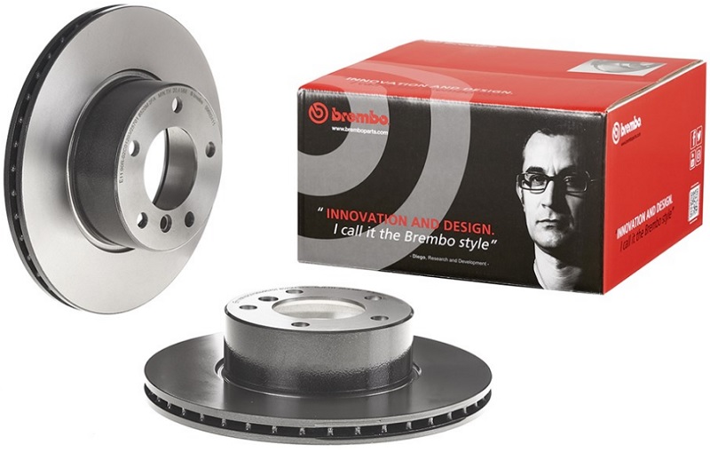 Диск тормозной передний BMW 5 Brembo 09.6924.11, D=296 мм