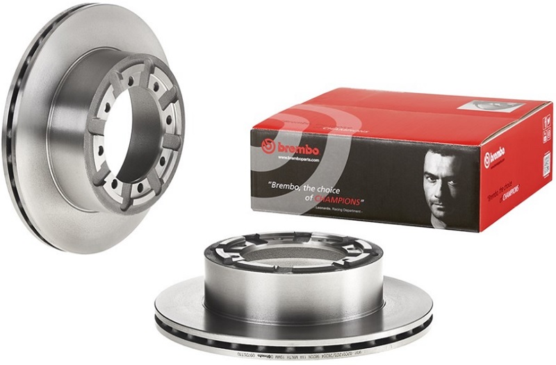 Диск тормозной задний Nissan CABSTAR, NT400 Brembo 09.7263.30, D=290 мм