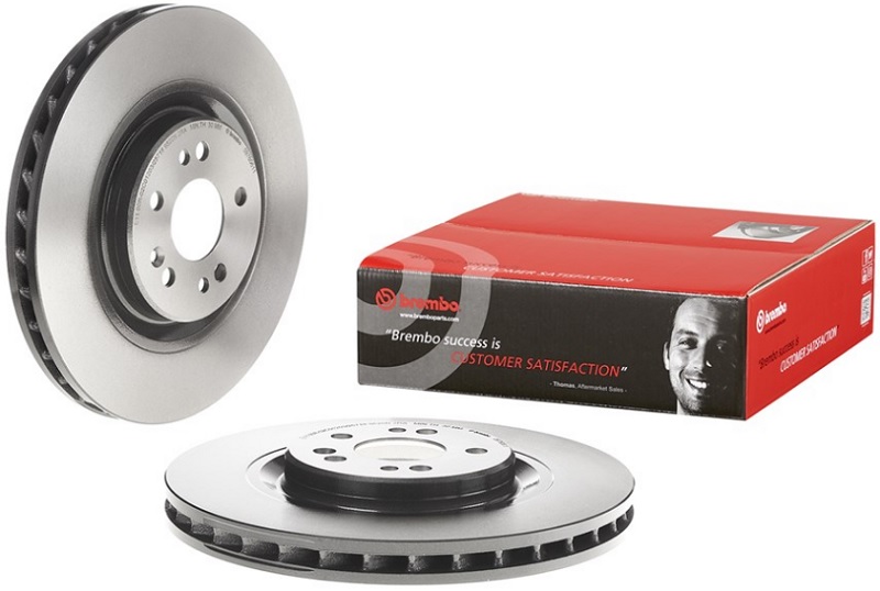 Диск тормозной передний Mercedes M-CLASS Brembo 09.7606.11, D=345 мм