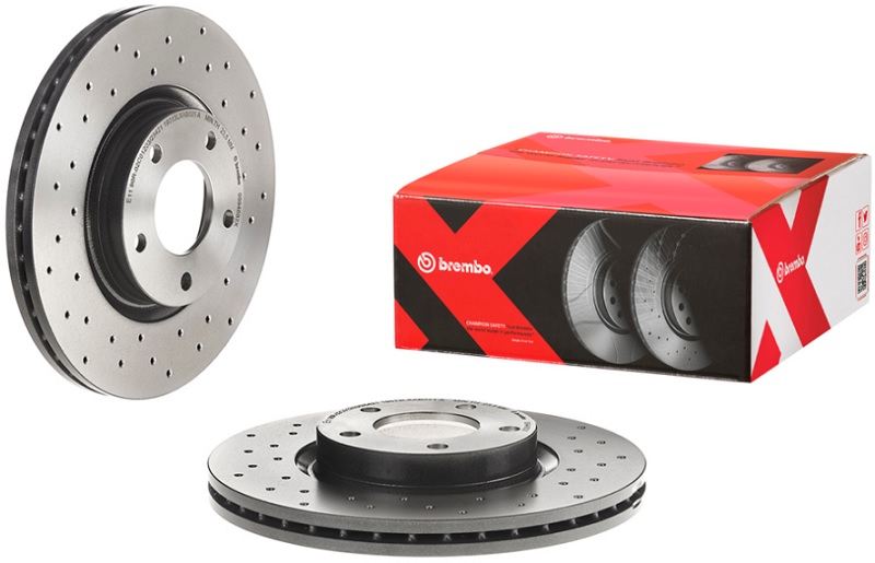 Диск тормозной передний Mazda 3, 5 Brembo 09.9468.2X, D=300 мм