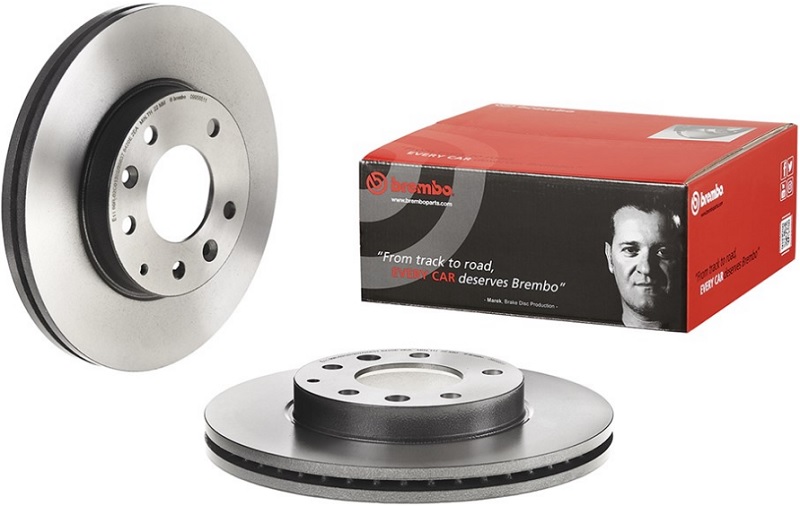 Диск тормозной передний Mazda 323 VI, 6, 626 V, Premacy Brembo 09.9585.11, D=273.5 мм