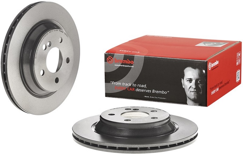 Диск тормозной задний Mercedes S-CLASS Brembo 09.9738.11, D=300 мм