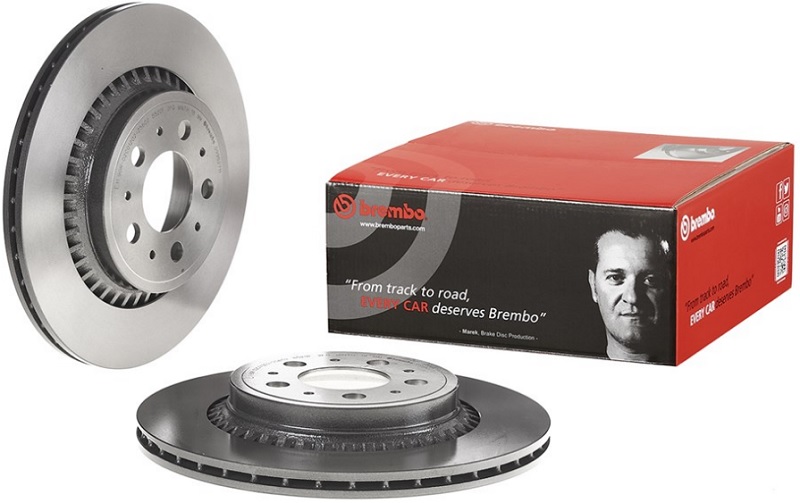 Диск тормозной задний Volvo XC90 Brembo 09.9827.11, D=308 мм