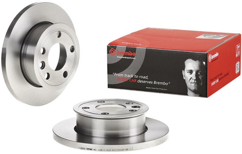 Диск тормозной передний VW Transporter IV Brembo 08.5497.10, D=260 мм