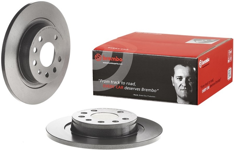 Диск тормозной задний OPEL VECTRA BREMBO 08.9511.11, D=278 мм