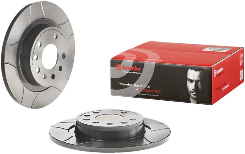 Диск тормозной задний Saab 9-3 Brembo 08.9511.75, D=278 мм