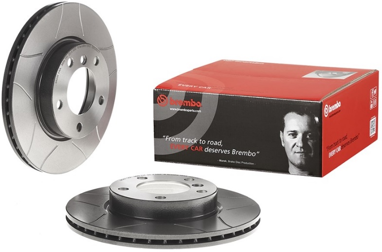 Диск тормозной передний BMW 3 Brembo 09.5390.77, D=286 мм