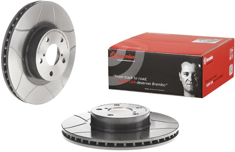 Диск тормозной передний Subaru, Toyota Brembo 09.5674.76, D=276 мм