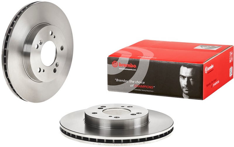 Диск тормозной передний Acura, Honda Brembo 09.6893.14, D=282 мм