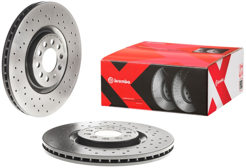 Диск тормозной передний  AUDI A3, JETTA Brembo 09.7880.1X, D=312 мм