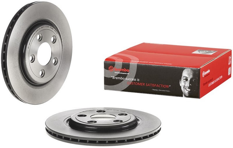 Диск тормозной задний Jaguar S-Type, XJ Brembo 09.7911.21, D=288 мм