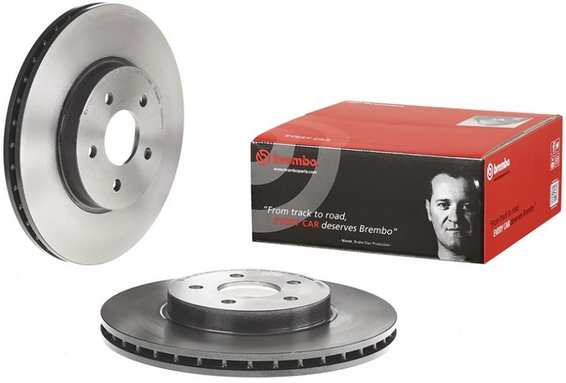 Диск тормозной передний Ford Mondeo III, Jaguar X-Type Brembo 09.8665.11, D=300 мм