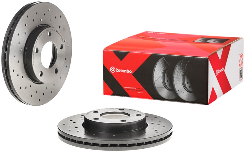 Диск тормозной передний MAZDA Brembo 09.9464.2X, D=278 мм