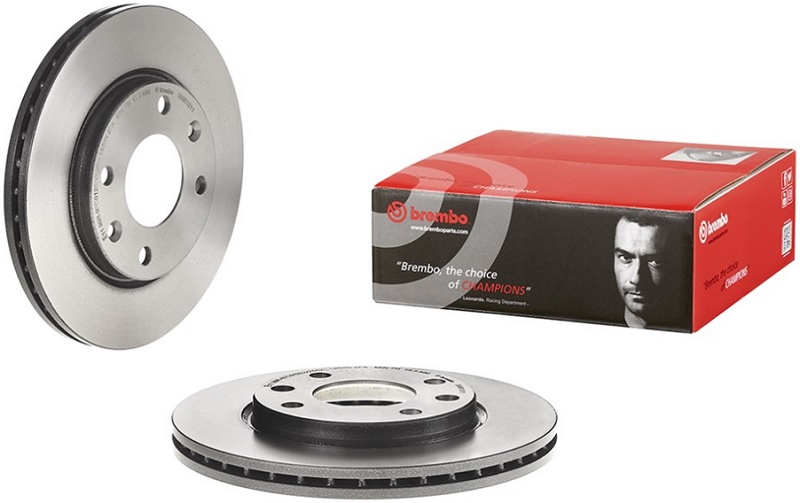 Диск тормозной передний CITROEN, PEUGEOT Brembo 09.9610.11, D=247 мм