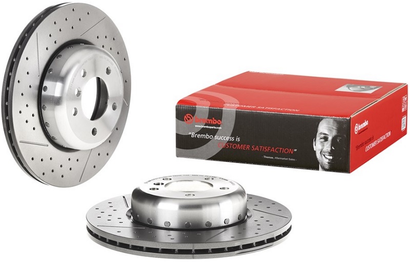 Диск тормозной передний BMW 1, 3 Brembo 09.C420.13, D=338 мм