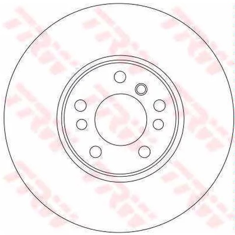 Диск тормозной передний BMW X3, X5 TRW DF 4187S, D=332 мм