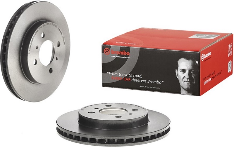 Диск тормозной MITSUBISHI COLT Brembo 09.A116.11, D=256 мм