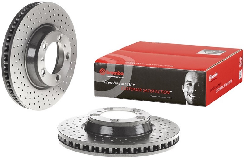 Диск тормозной передний PORSCHE 911 Brembo 09.C877.11, D=330 мм