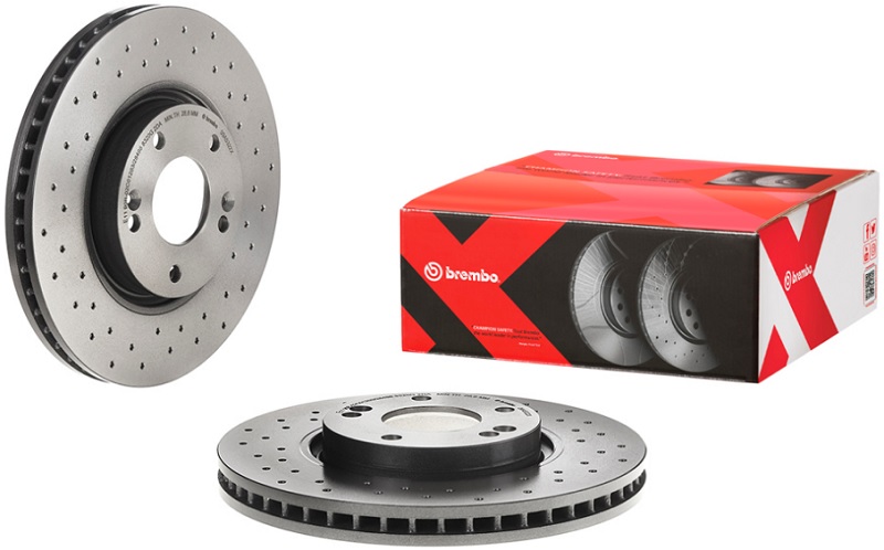 Диск тормозной передний KIA CEED II, SOUL Brembo 09.A532.2X, D=300 мм