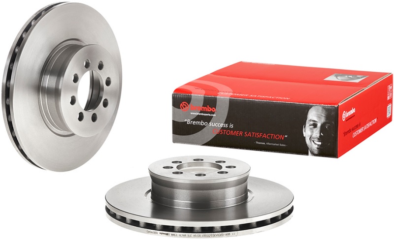 Диск тормозной передний MERCEDES SPRINTER, VARIO Brembo 09.B749.40, D=290 мм