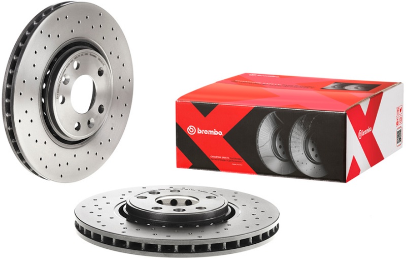 Диск тормозной передний RENAULT CLIO, ESPACE, GRAND SCENIC Brembo 09.B352.1X, D=320 мм