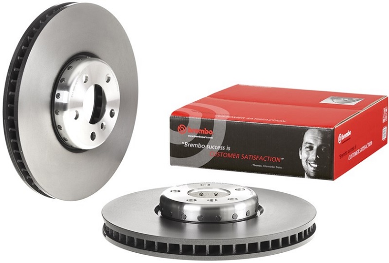 Диск тормозной передний BMW 5 Brembo 09.C416.13, D=374 мм