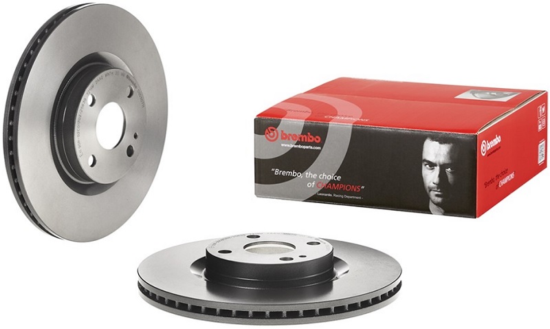 Диск тормозной передний FIAT, MAZDA Brembo 09.D307.11, D=280 мм