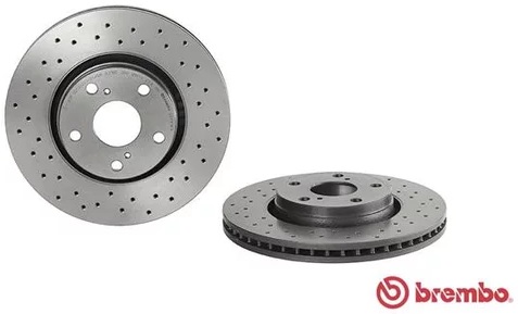 Диск тормозной передний TOYOTA AURIS, COROLLA Saloon Brembo 09.A914.1X, D=295 мм