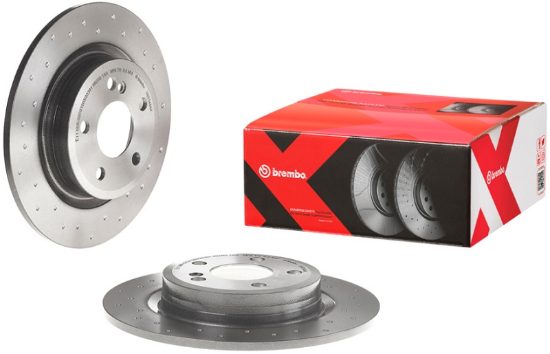 Диск тормозной задний Mercedes A-CLASS, B-CLASS, CLA, GLA-CLASS Brembo 08.B348.4X, D=295 мм