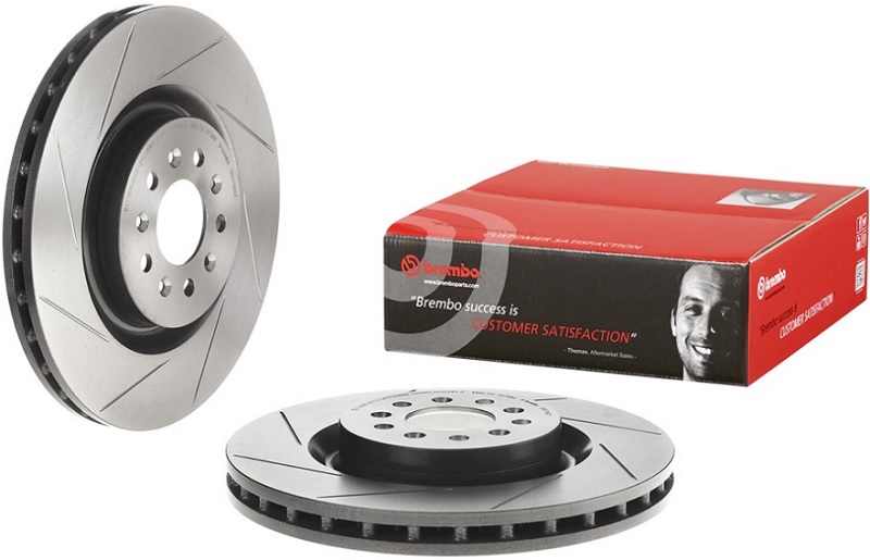 Диск тормозной передний ASTON MARTIN Brembo 09.8780.21, D=355 мм