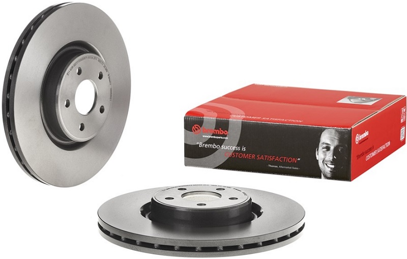 Диск тормозной передний Ford Focus Brembo 09.9586.21, D=336 мм