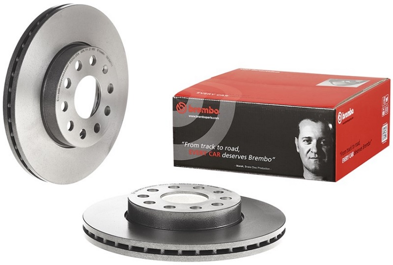 Диск тормозной передний AUDI A3 Brembo 09.C547.11, D=276 мм