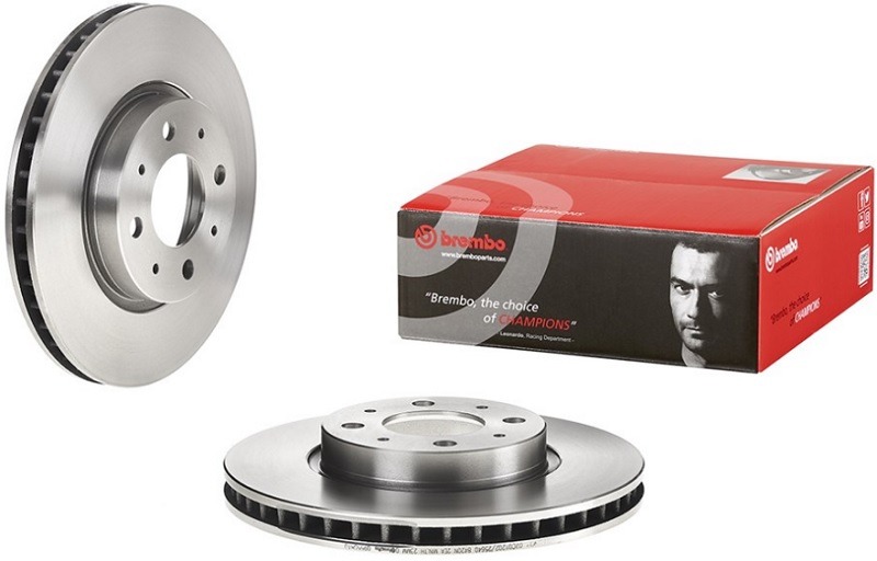 Диск тормозной передний Volvo 850 Brembo 09.5568.10, D=280 мм