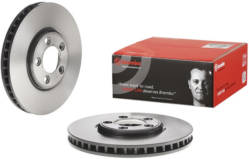 Диск тормозной передний Jaguar S-Type Brembo 09.7910.11, D=300 мм