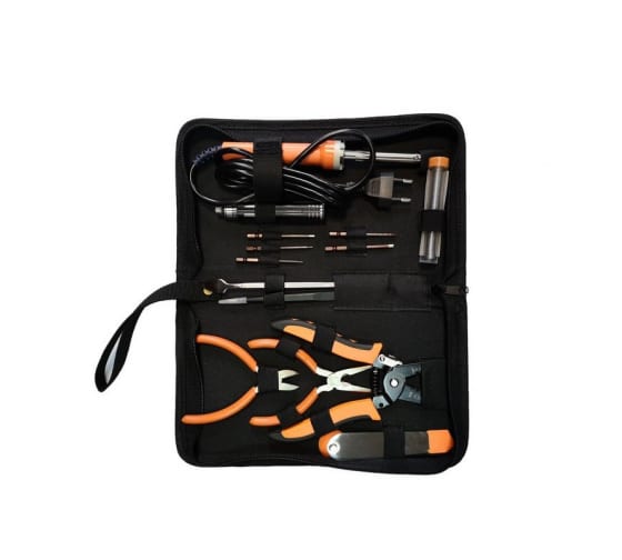 Электрический паяльник с набором инструментов и аксессуаров Forsage F827214 (14предметов)