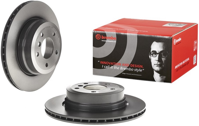 Диск тормозной задний BMW 1 Brembo 09.C315.11, D=324 мм