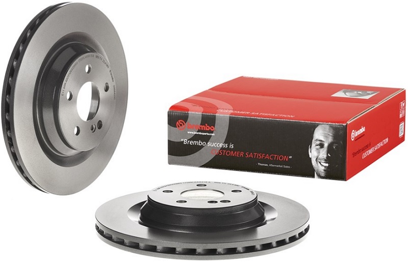 Диск тормозной задний Mercedes S-CLASS Brembo 09.B842.31, D=330 мм