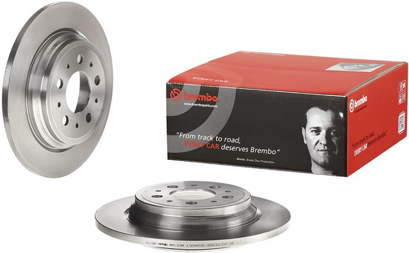 Диск тормозной задний Volvo S70, V70, XC70 Brembo 08.B273.10, D=288 мм