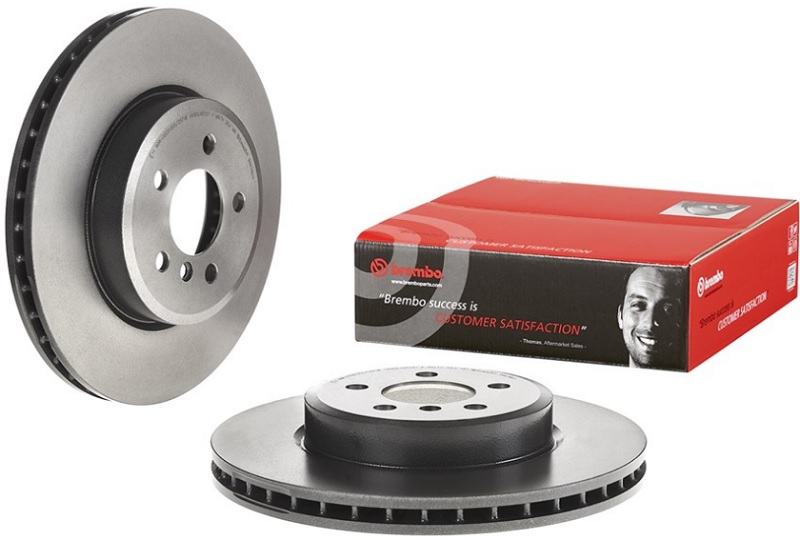 Диск тормозной передний BMW Brembo 09.A785.11, D=348 мм