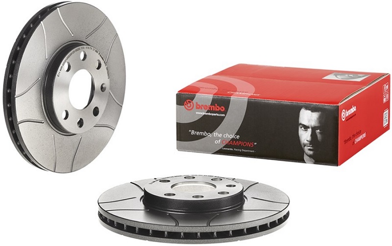 Диск тормозной передний Opel Astra BREMBO 09.7628.75, D=256 мм