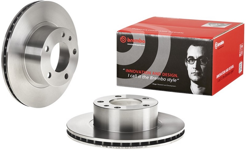 Диск тормозной передний BMW 5 Brembo 09.4486.20, D=284 мм